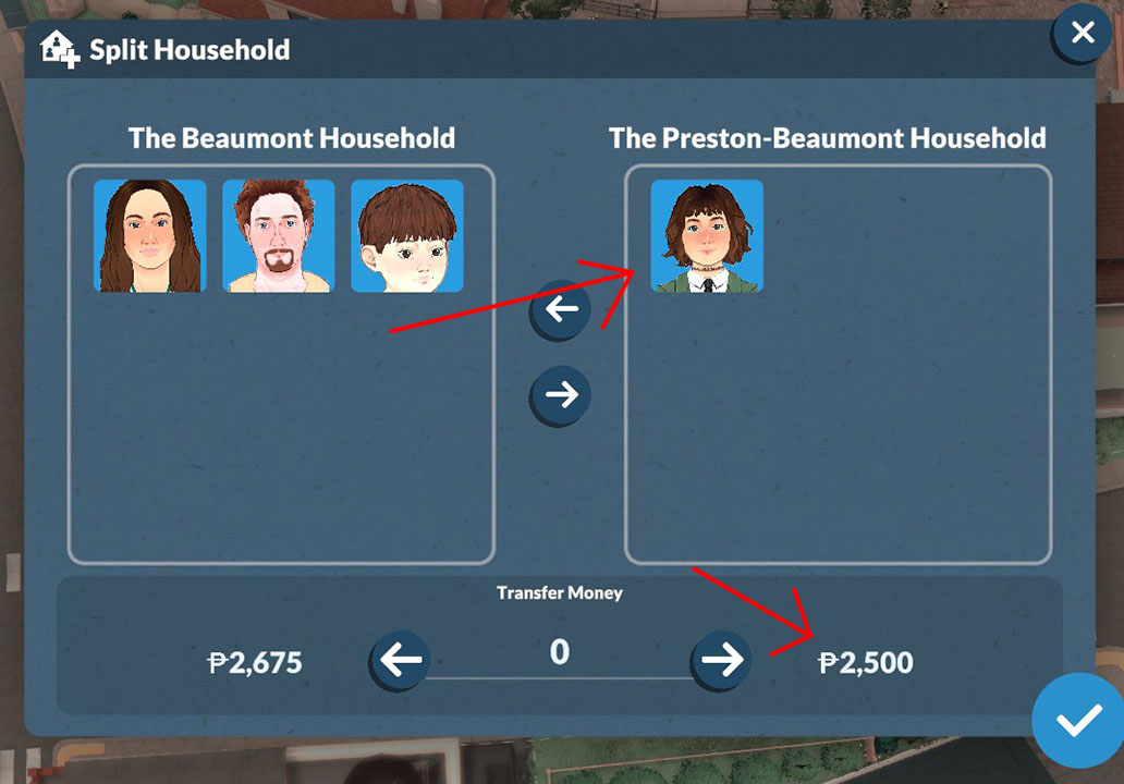 Splitting Households