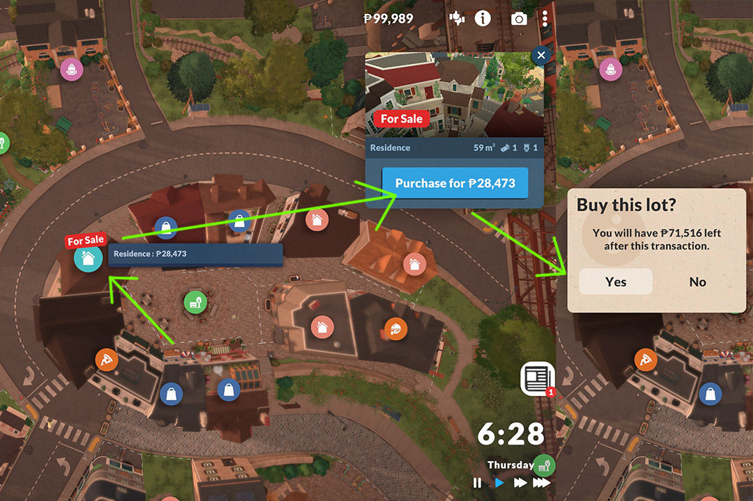 How to buy a new lot in Paralives