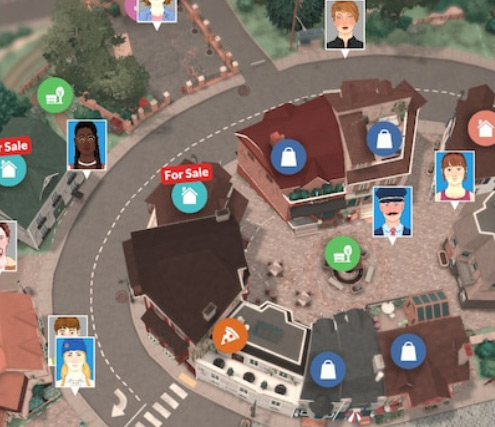 Display Townies on Map