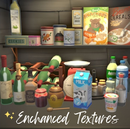 Enhanced Textures - Kitchen Set
